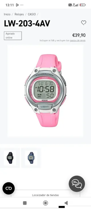 Reloj CASIO de mujer