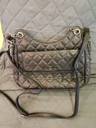 Borsa donna Roberto Cavalli nera trapuntata