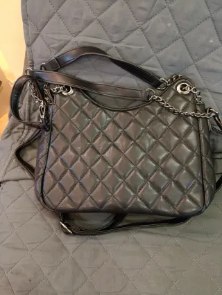 Borsa donna Roberto Cavalli nera trapuntata