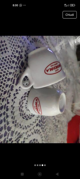 Tazzine caffè DEORSOLA da collezione