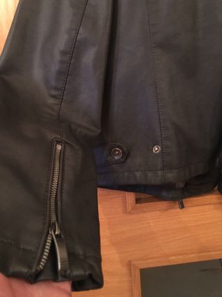 Cazadora Biker Chica Negra