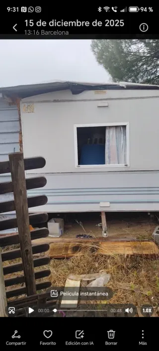 mobil home me han robado las ventanas y la puerta