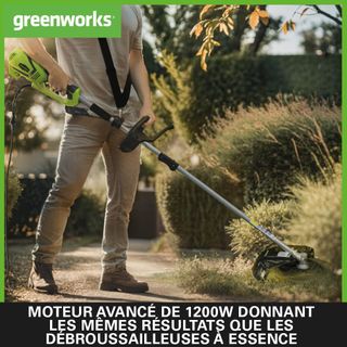 Recortadora de césped eléctrica Greenworks 230 V