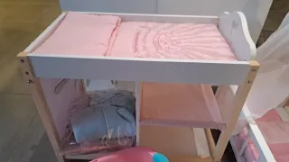 Conjunto Nenuco: Cuna, Bañera y Cambiador