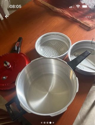 Pentola a pressione Tepura rossa