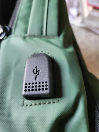 Mochila verde