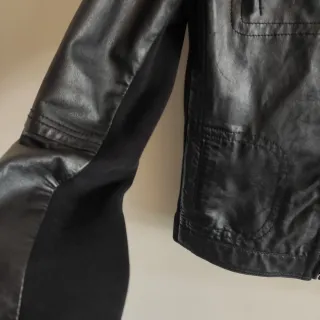 Cazadora de Piel Genuina Mango Genuine Leather