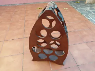 Botellero madera 10 botellas