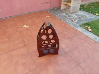 Botellero madera 10 botellas