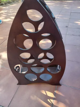 Botellero madera 10 botellas