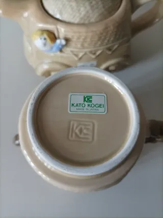 Tetera Kato Kogei cerámica completa