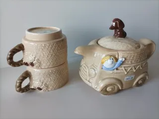 Tetera Kato Kogei cerámica completa