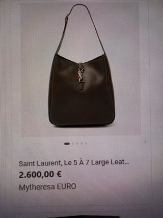 Borsa Yves Saint Laurent marrone