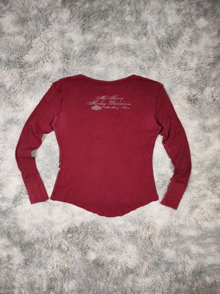 Camiseta Harley Davidson Vintage Manga Larga