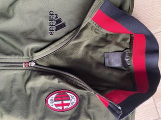 Felpa AC Milan Adidas Verde Rossa
