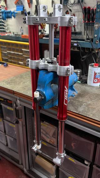 Horquilla Rieju MRT Trophy Roja Completa