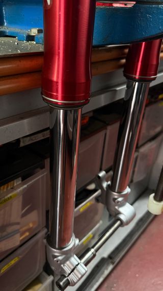 Horquilla Rieju MRT Trophy Roja Completa