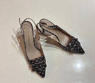 Zapatos de tacón negros y blancos T38 Martinelli