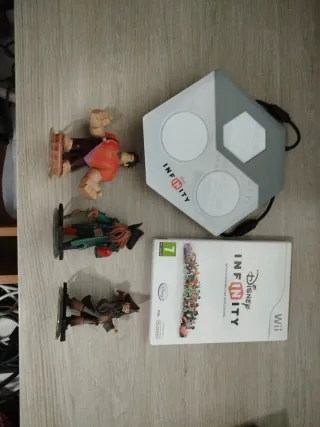 Lote Disney Infinity Figuras y Base Wii