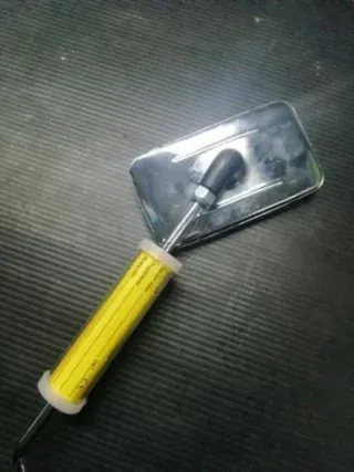 espejo con portacedulas Guzzi, iso, lube, roa...