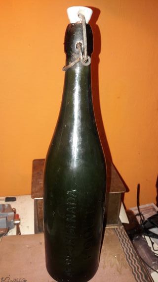 Botella Antigua Agua Oxigenada Foret
