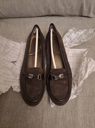 Mocasines de mujer marrones