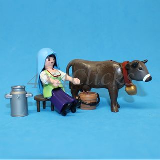 Playmobil Lechera con Cubo y Jarra