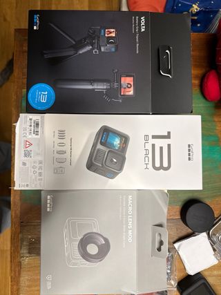 GoPro Hero 13 Black + SD 128GB + Volta + Macro...