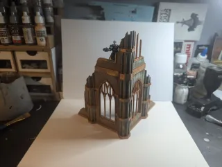 Terreno Warhammer 40k 28mm Ruina Gótica