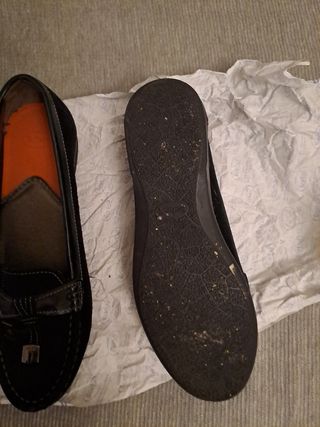 Mocasines Scholl mujer negros