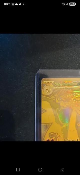 Mega Charizard X EX 130/94 Carta Pokémon Dorada