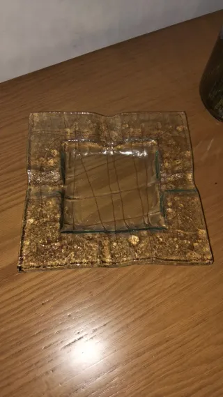 Cinzeiro / Pousa-chaves em vidro