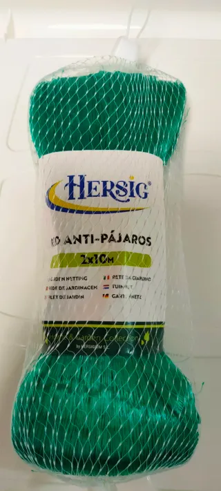 Red anti pájaros HERSIG 2x10m