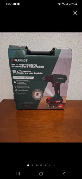 Taladro Atornillador Parkside 20V