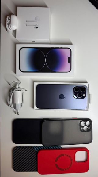 iPhone 14 Pro Negro/Morado