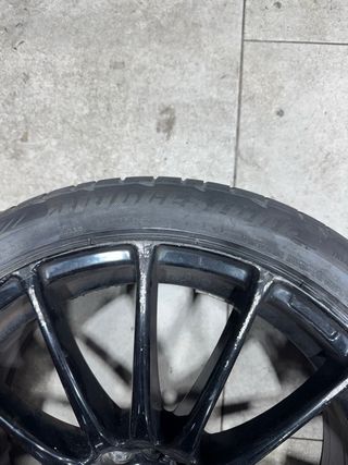 Llantas de aleación negras para coche