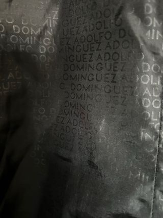 Abrigo Adolfo Domínguez Negro