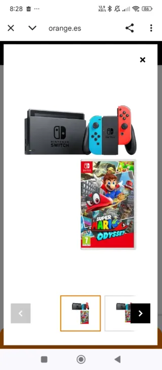 Nintendo Switch Azul y Rojo