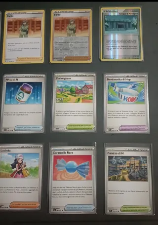 Lotto 15 Carte Allenatore Pokémon ITA