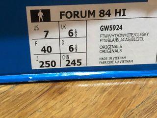 Adidas Forum 84 Hi Talla 40
