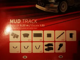 Scalextric Mud Track Pista + Coche