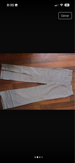 Pantalón de vestir estampado