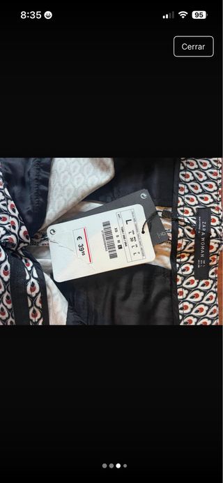 Pantalón de vestir estampado