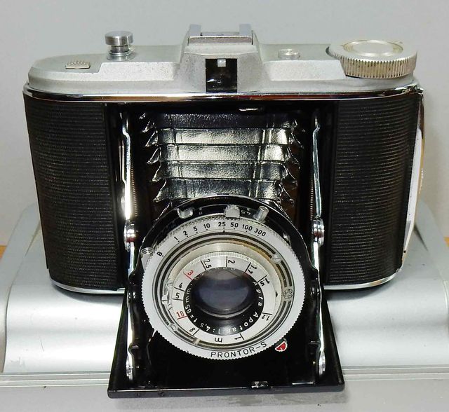 1692-Cámara AGFA ISOLETTE - 120 mm - 6x6 - funda