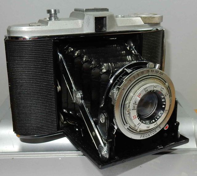 1692-Cámara AGFA ISOLETTE - 120 mm - 6x6 - funda