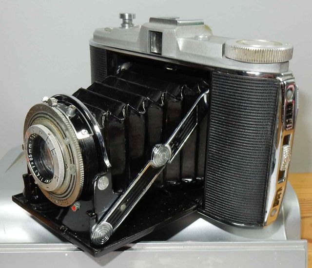 1692-Cámara AGFA ISOLETTE - 120 mm - 6x6 - funda