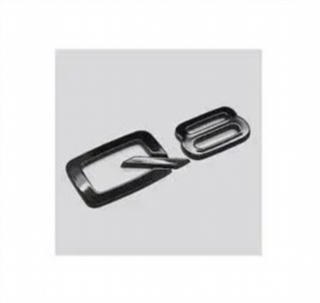 Emblema LOGO AUDI Q8 negro