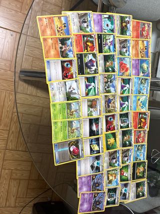 Lote 47 cartas Pokémon Blanco y Negro