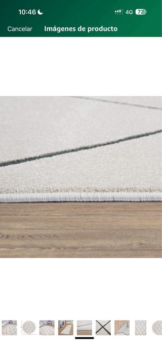 Tappeto con design romboidali scandinavi/berberi