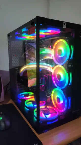 Lote CPU Placa Base y Refrigeración RGB